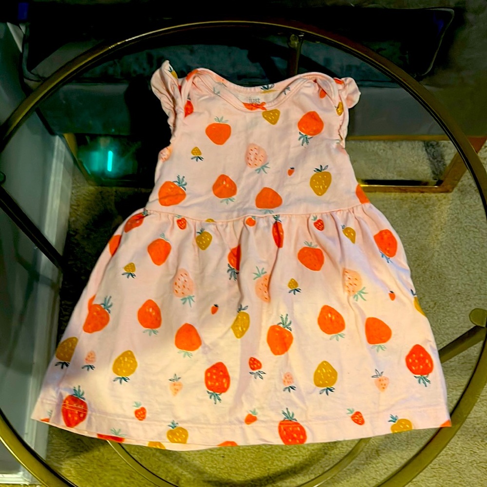 Strawberry dress by Just one you by Carter’s.
